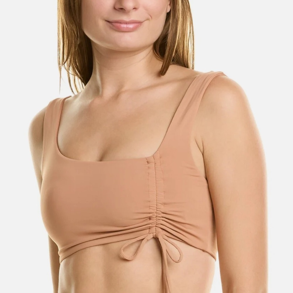 NWT L*Space Brown Wilder Bikini Top